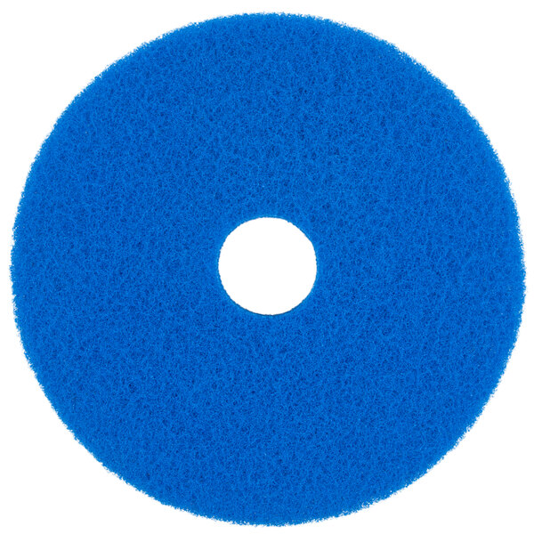 Scrubble by ACS 53-17 Type 53 17" Blue Cleaning Floor Pad