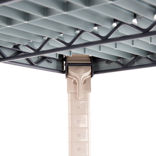 Metro Q536BG3 MetroMax Q Open Grid Shelf Cart with Rubber Casters 24