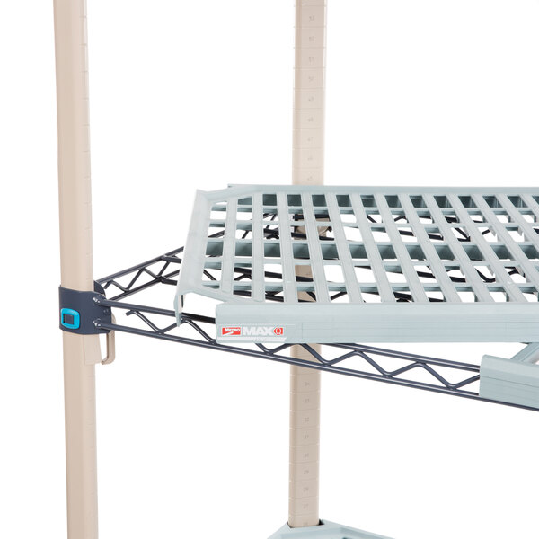 Metro Q456BG3 MetroMax Q Open Grid Shelf Cart with Rubber Casters 21