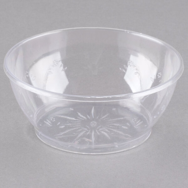 Choice Crystal 6 oz. Clear Plastic Bowl 240/Case