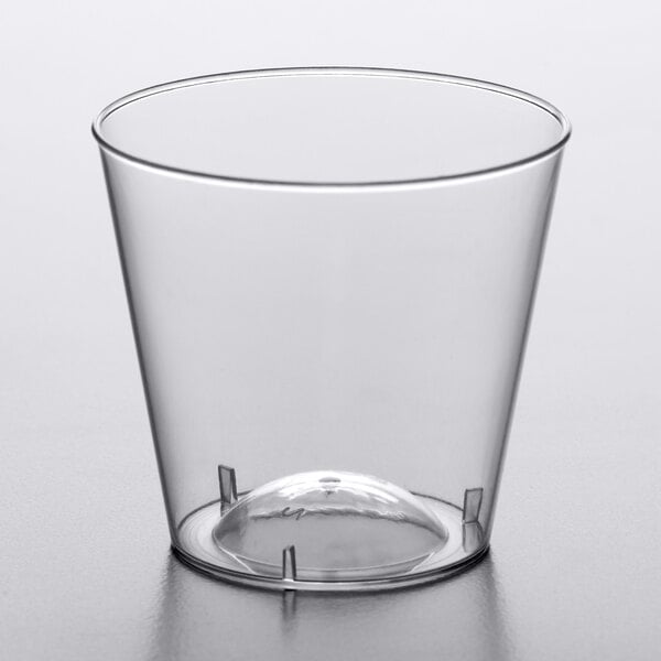 1 oz 1 ounce Clear Plastic Shot Glasses Box of 500 Shot Cups disposable 