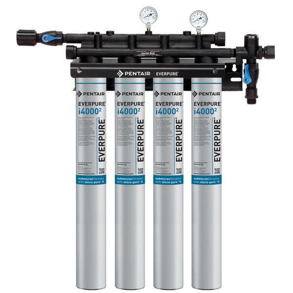 Everpure EV9325-04 Insurice Quad i40002 Water Filtration System - .5 Micron and 6.68 GPM