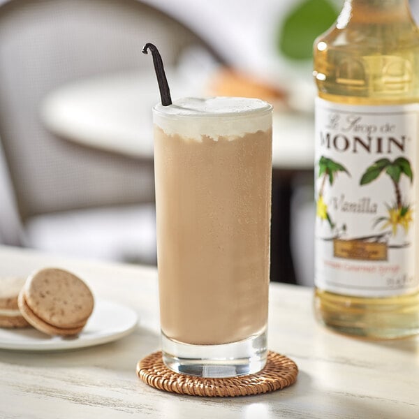 Monin Premium Vanilla Flavoring Syrup - 750 mL