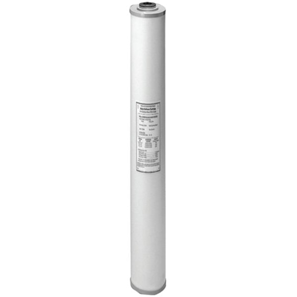 An Everpure SO-20 water softener cartridge with a white cylinder and black cap.