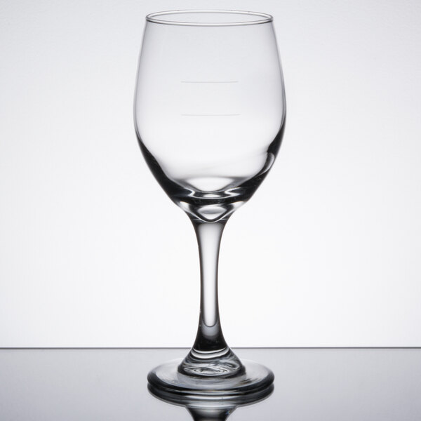 Libbey 30111178N Perception 14 oz. Wine Goblet with Pour Lines 24/Case