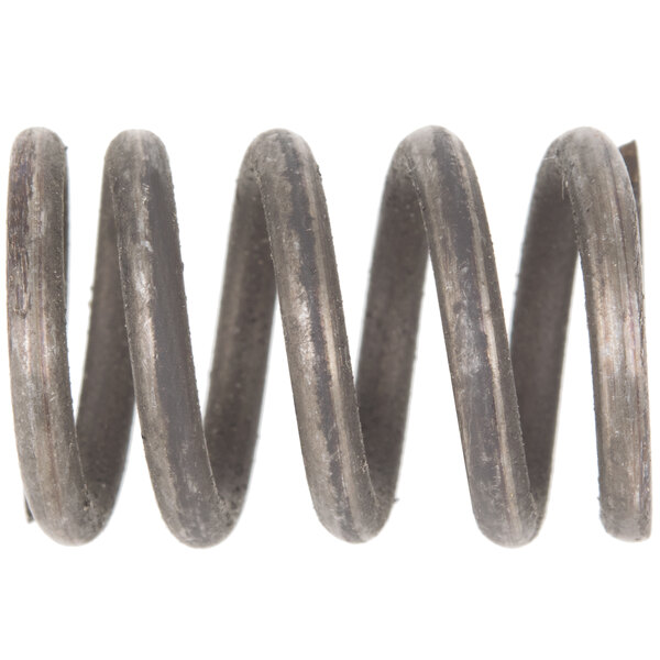 A close-up of an Avantco metal lock spring.