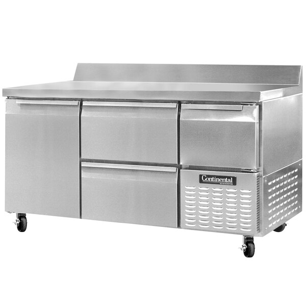 Continental Refrigerator CFA60BSD 60" ExtraDeep Worktop Freezer with