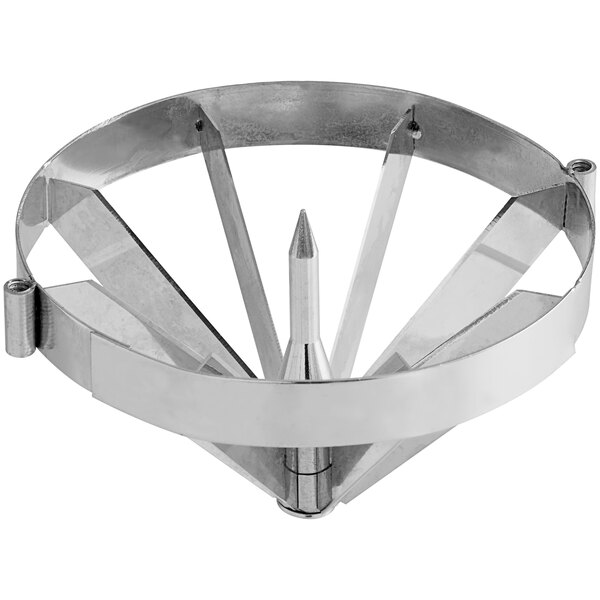 A metal Choice Prep 8 section blade assembly with a circular design and many sharp blades.