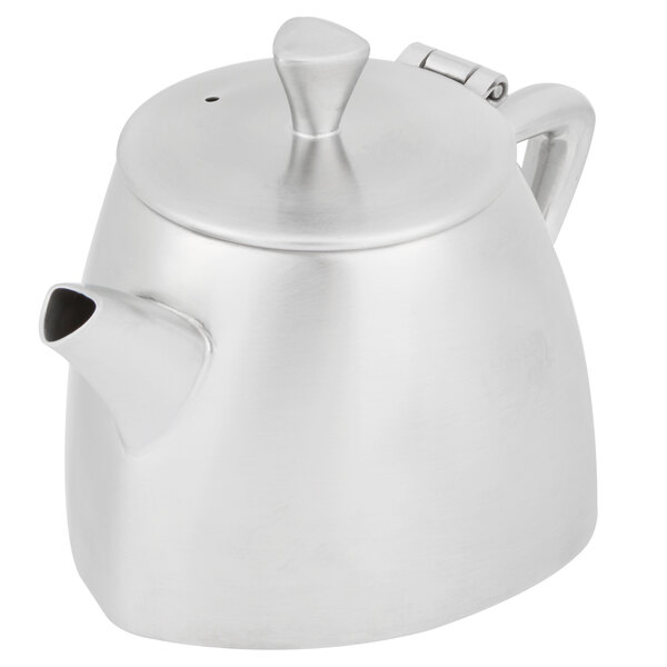 Vollrath 46307 Triennium 12 oz. SatinFinished Stainless Steel Teapot