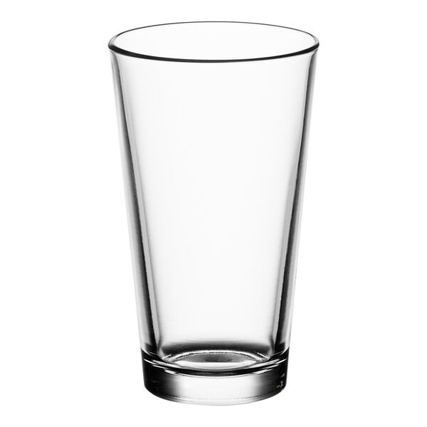 Heavy Base 16 oz. Clear Glass Drinking Glasses for Water, Juice