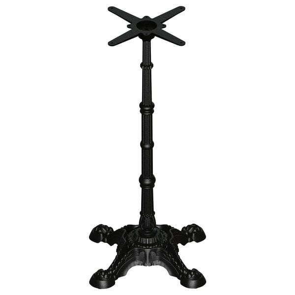 FLAT Auto-Adjust UR30 Bar Height Table Base - 30" Cast Iron, Self-Stabilizing For Tables Up To 42" Square