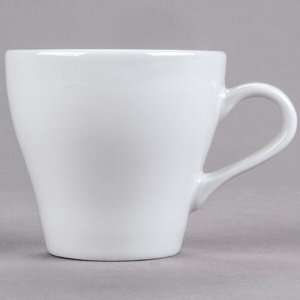 6 oz coffee cup 4Pc Essentials Porcelain Cup 6 oz., and Saucer — BergHOFF