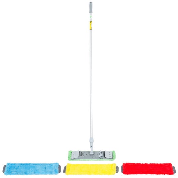 16 Yellow Unger MM40Y SmartColor Wet Dry MicroMop 15.0 Mop Pad 