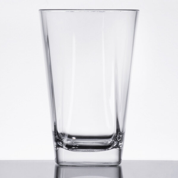 GET SW1471CL Cubed 12 oz. SAN Plastic Highball Glass 24/Case