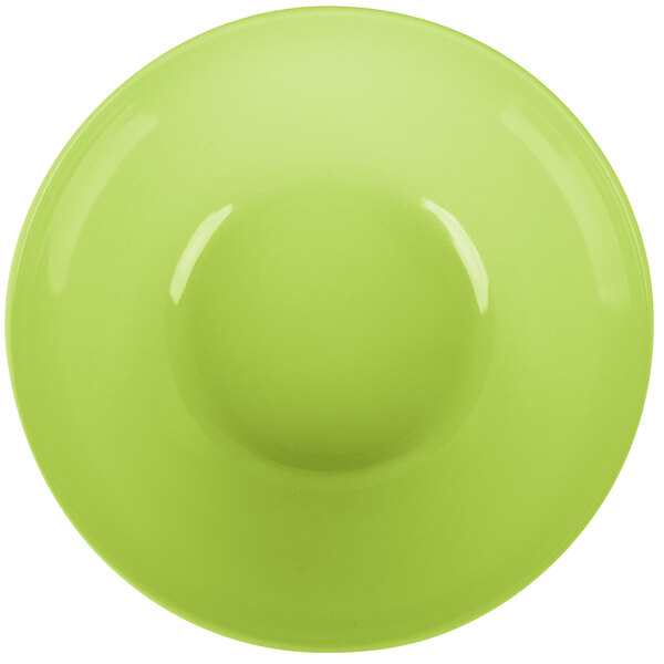 GET SZSB011G BambooServe 3.3 Qt. Round Bamboo Green Salad Bowl 6/Case