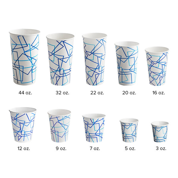 Choice 9 oz. Poly Paper Cold Cup - 2000/Case