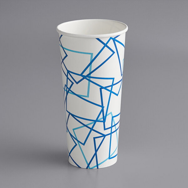 Choice 22 oz. Poly Paper Cold Cup - 40/Pack