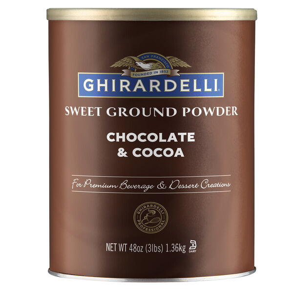 Drill temper Orthodox Ghirardelli Cocoa Powder, 3 lbs. - WebstaurantStore
