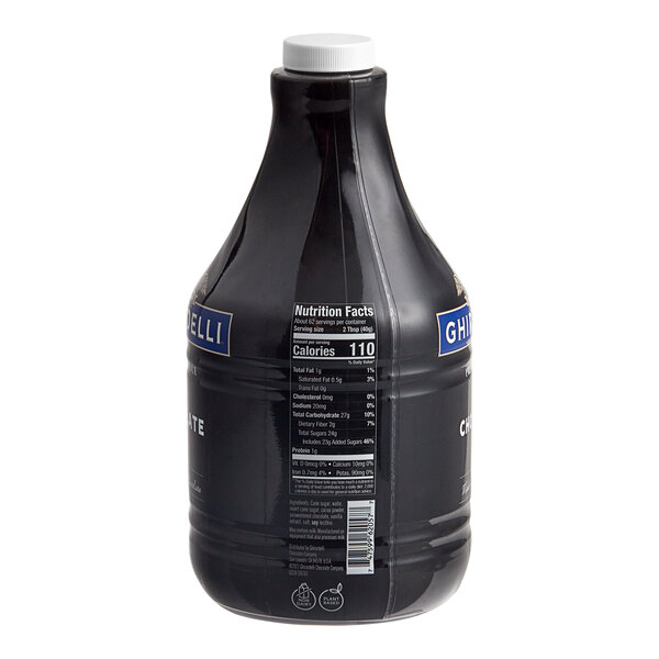 Ghirardelli Black Label Chocolate Flavoring Sauce 64 fl. oz.
