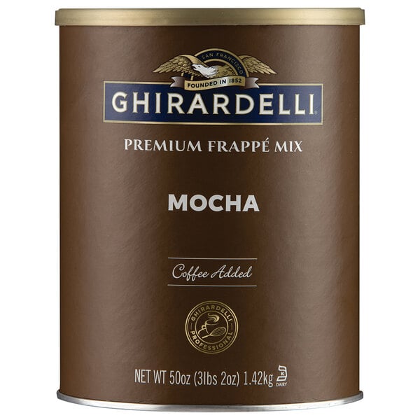 Ghirardelli 3.12 lb. Mocha Frappe Mix