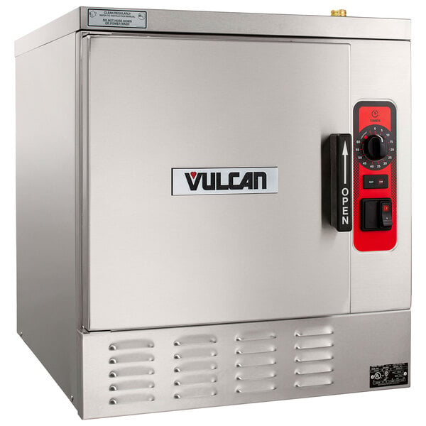 Vulcan C24EA5-1100 PLUS 5 Pan Electric Countertop Convection Steamer with Basic Controls - 208V, 15 kW
