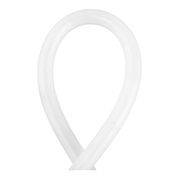 A white 24-inch drain hose.