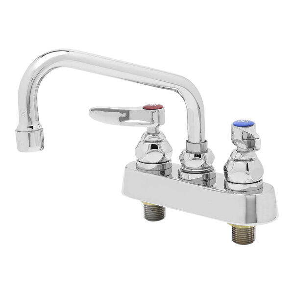 T&S B-1110 Deck Mounted Workboard Faucet with 4