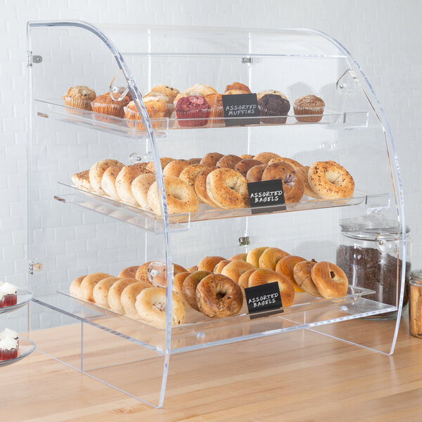 Vollrath XLBC3FR-1826-13 Extra Large Acrylic 3 Tray Bakery Case