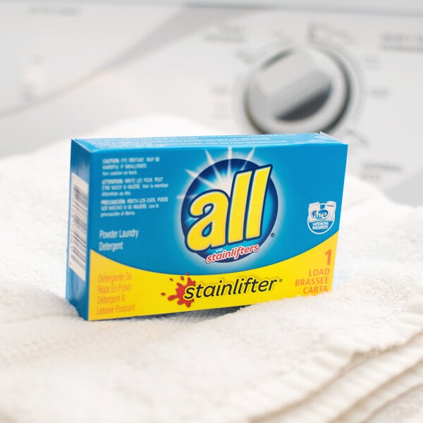 2 oz. ALL Stainlifter Powder Laundry Detergent Box for Coin Vending Machine - 100/Case