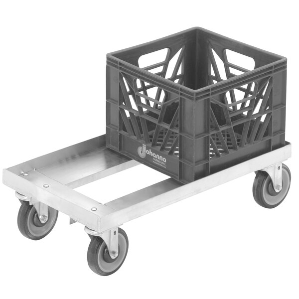 Channel MC1338 Milk Crate Dolly - 2 Stack Capacity