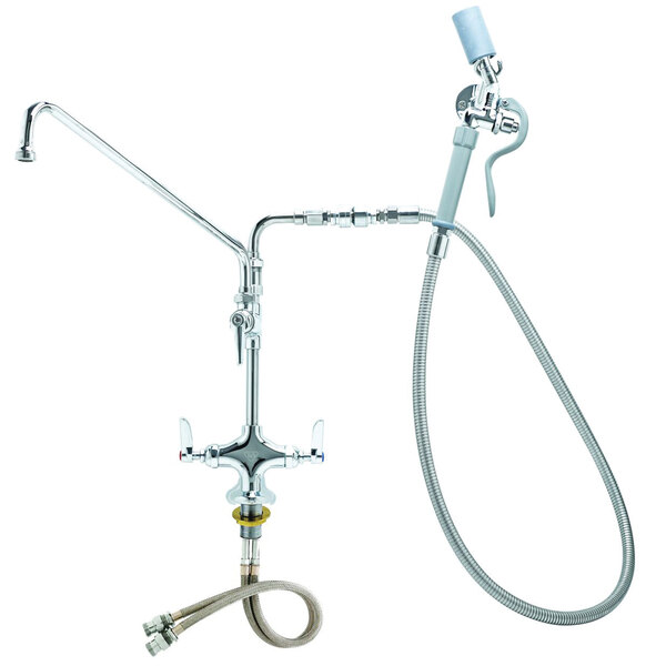 Vulcan DBPTYTS WSHDWN Deck Mounted PreRinse Faucet with Flex Inlets