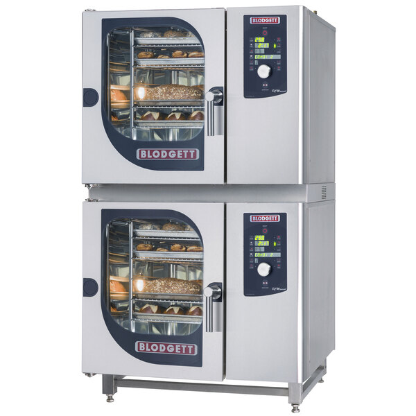 Blodgett BLCM-61-61G Natural Gas Double Boilerless Combi Oven with Dial Controls - 58,000 / 58,000 BTU