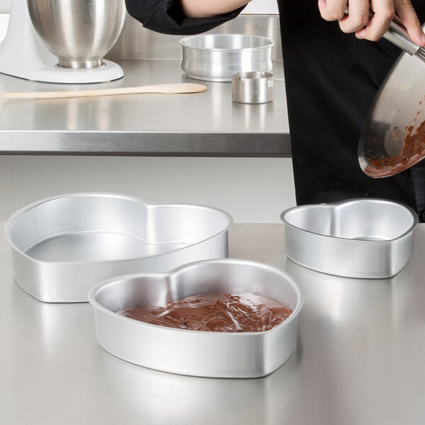 Wilton Decorator Preferred 4Piece HeartShaped Cake Pan Set