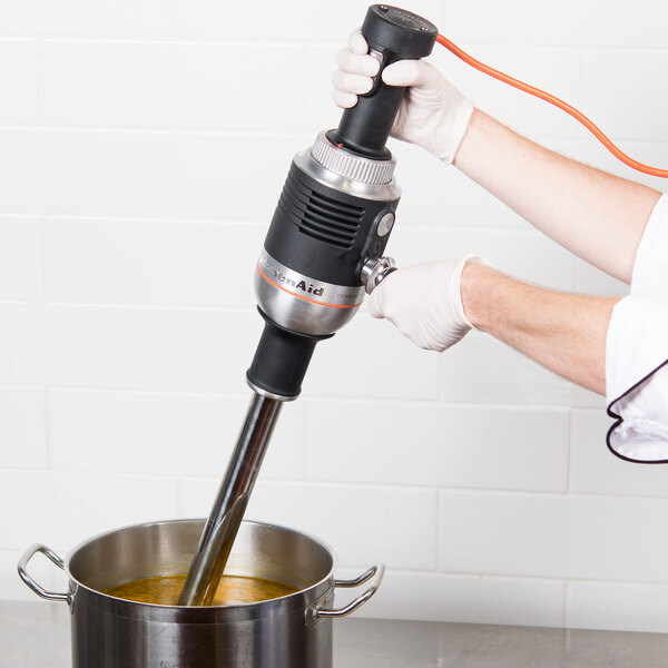 KitchenAid KHBC418OB 400 Series 18" Variable Speed Immersion Blender 1 HP