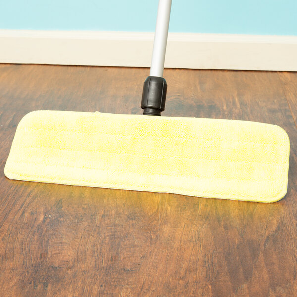 Lavex Janitorial 18" ColorCoded Microfiber Wet Mop Pad Kit with 48 Pads