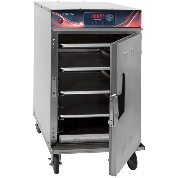 Cres Cor 1000CHSSSPLITDE Half Height Stainless Steel Cook and Hold Oven - 208/240V, 3000W