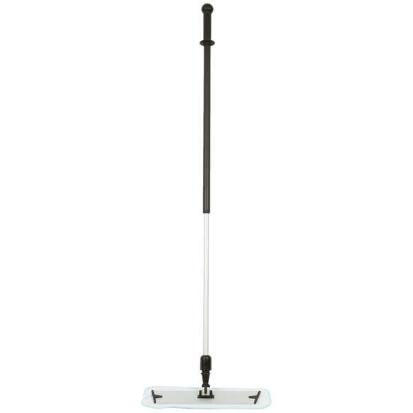 Lavex Janitorial 18" Microfiber Wet Mop Kit with Blue Pads