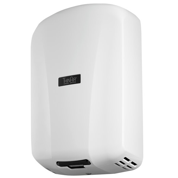 Excel TAABS ThinAir® HighEfficiency Hand Dryer with White ABS Cover