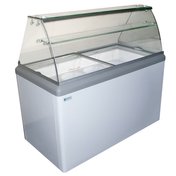 TWO AVAILABLE ICE CREAM DIPPING CABINET FREEZER 