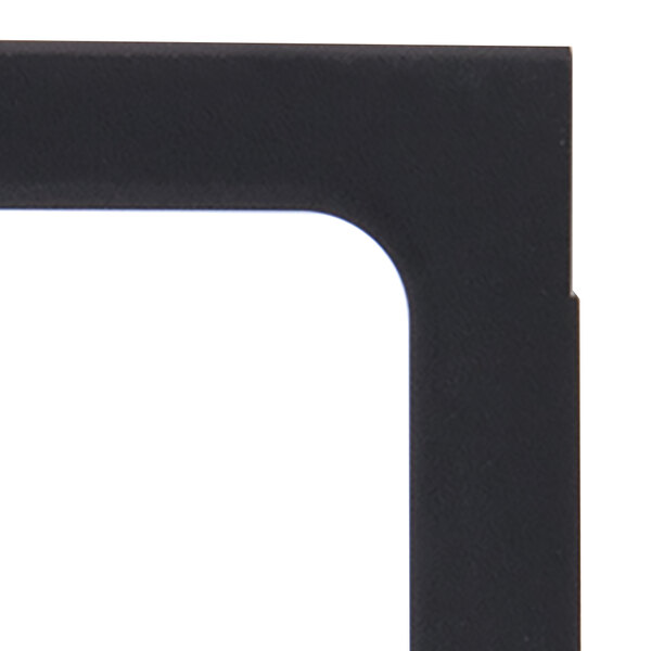 A black rectangular Solwave door gasket with a white border.