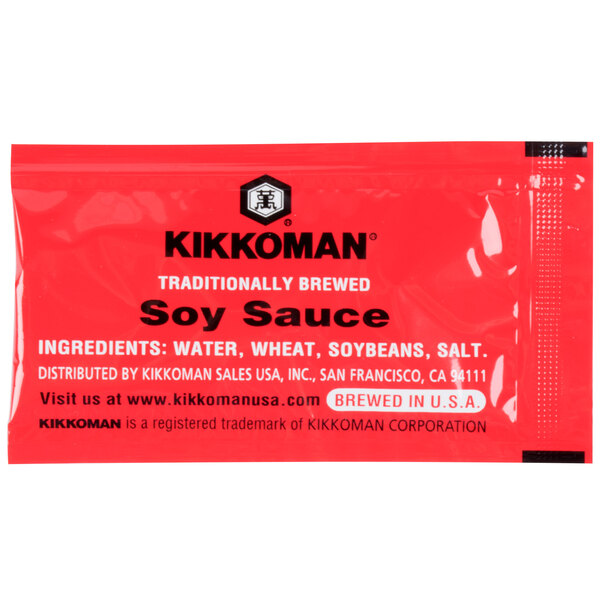 thumbnail image 2 of Kikkoman Gluten-Free Tamari Soy Sauce Packets - 200 Count Preservative-Free 6ml Portions 2 of 14