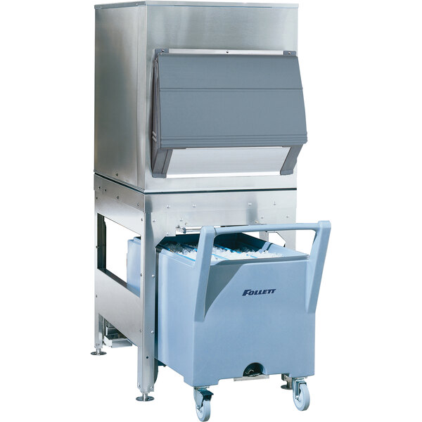 Follett ITS700SG-31 ITS Series 31" Ice Storage and Transport System with Transport Cart - 652 lb.