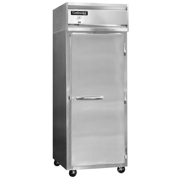 Continental Refrigerator 1FX-SA 36 1/4" Solid Door Extra Wide Reach-In Freezer - 30 Cu. Ft.