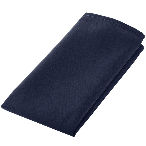 Intedge Navy Blue 100 Polyester Cloth Napkins, 18" x 18" 12/Pack