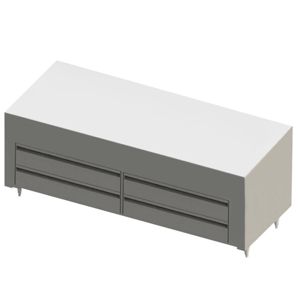Blodgett BRLH-04R-B-72 Cafe Series 72" 4 Drawer Remote Condenser Refrigerator Chef Base
