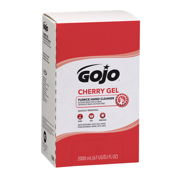 GOJO® 7290-04 TDX 2000 mL Cherry Gel Pumice Hand Cleaner