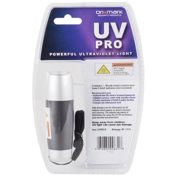 DriMark UV Counterfeit Detector Light UVPROB
