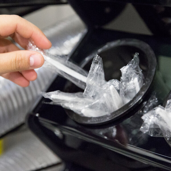 Vollrath FWVH3X2B Black Countertop 6Cylinder Vertical Flatware