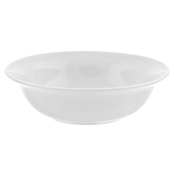 A 10 Strawberry Street Royal White porcelain cereal bowl on a white background.