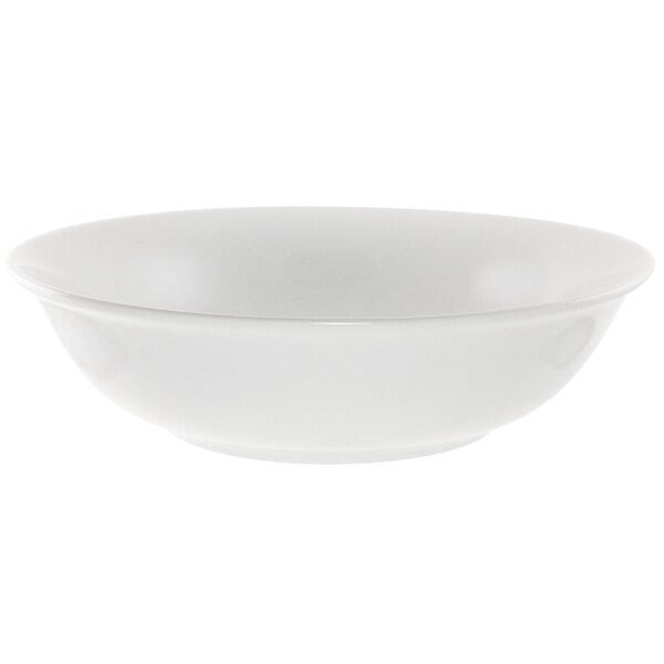 A 10 Strawberry Street BISTRO-6 bright white porcelain pasta bowl.